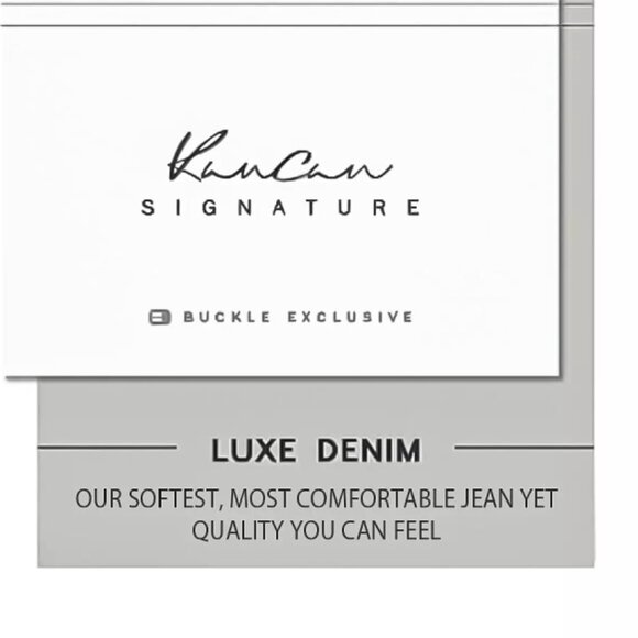 Kancan Signature High Rise Flare Stretch Jeans Size 26" Tall Dark Denim - Picture 4 of 9